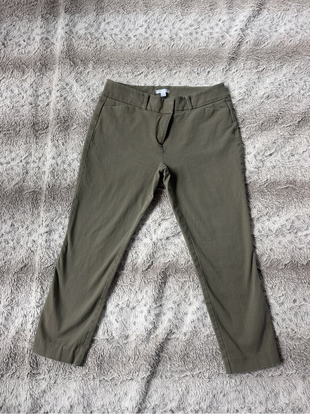 New York & Company Olive Green Women's Trousers